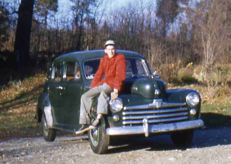 Kit Foster with'47 Ford Thanksgiving is a time to express gratitude for 