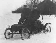 Orient Buckboard in Snow