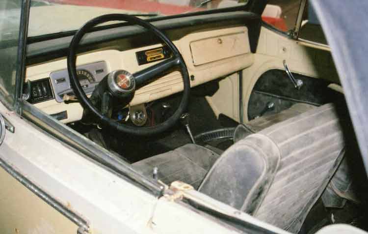 illustration of Jeepster Commando interior