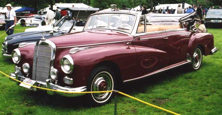  and martial Mercedes 300 Adenauer convertible