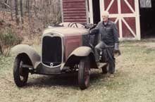 Philip Foster with his Model A