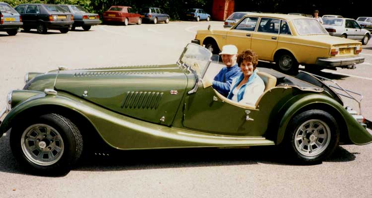 in her Uncle Sam's Morgan car and Cicely's daughter Alison and husband