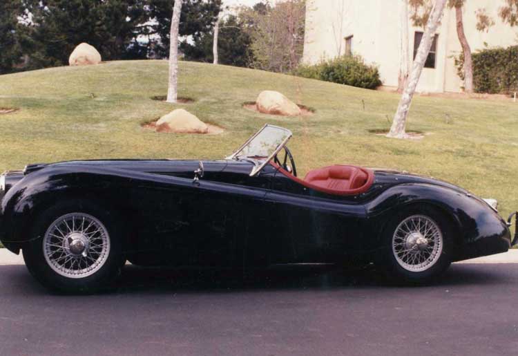 Jaguar Xk120. The XK-120 gave great speed