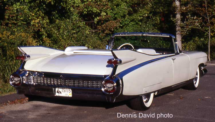 The fins had grown to grotesque proportions by 1959 and the The fins had grown to grotesque proportions by 1959 and the