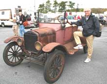 Joris with Model T