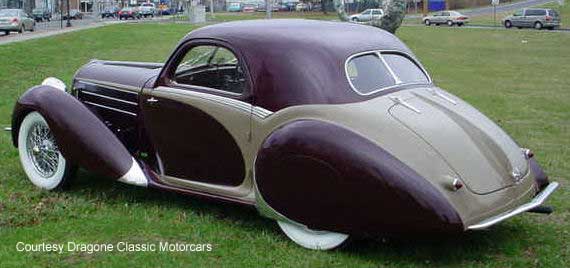 Among the competitors will be this 1938 Delahaye with luscious coupe body by