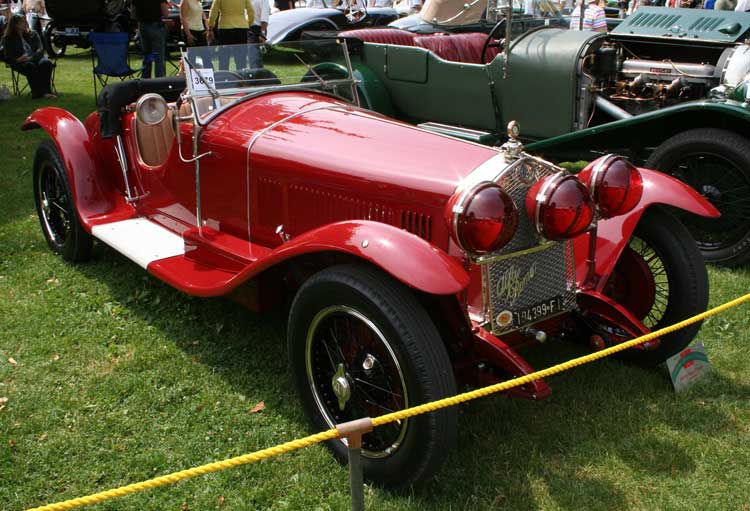 An Alfa Romeo 1750 Spyder once a Mille Miglia competitor later belonged to