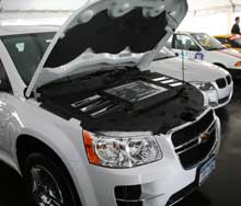 Chevrolet Equinox fuel cell vehicle - mouth open