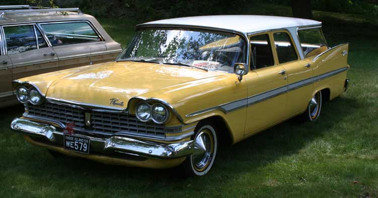 Next to the Comet was an equally noteworthy 1959 Plymouth Suburban and not