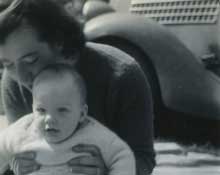 Kit, his Mommy and 1935 Ford