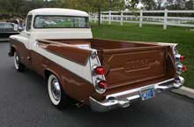 1959 Dodge Sweptside pickup - rear