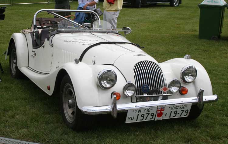 Satoru Araki of the Morgan Enthusiasts Club Japan brought his Morgan home