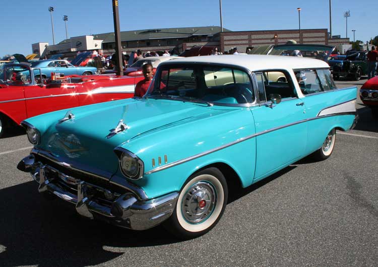 and a 1957 Chevy Nomad looked too good to drive 57 nomad