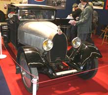 Bugatti Club stand at Retromobile 2011