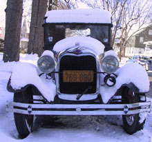 1928 Model A Ford Special Coupe - front